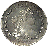 1804 Silver Dollar Obverse