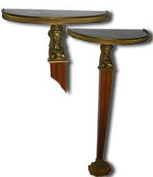 antique marks - art deco arbus consoles