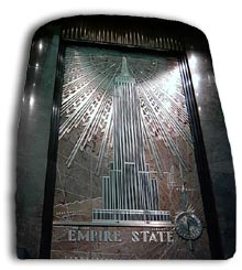 antique marks - art deco gallery - Empire state building door decoration