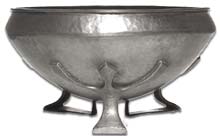 art nouveau liberty 
              style pewter bowl