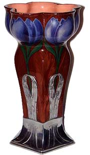 Collecting Art Nouveau Glass - Orvit 
          art nouveau vase