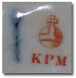 Berlin 
Porcelain KPM Mark