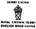 Royal Crown 
    Derby Mark - 1964 to 1975