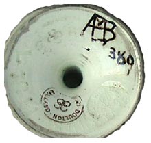 antique marks - royal doulton marks - agnes bagent monogram