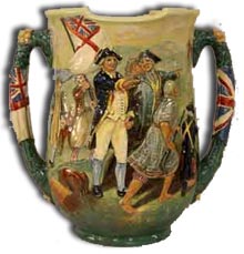 doulton - charles noke trafalgar loving cup