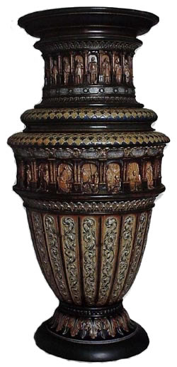 Royal Doulton Gallery - George Tinworth History of England Vase