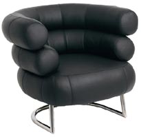 A good quality modern 
    reproduction of eileen grays bibendum chair - antique-marks.com