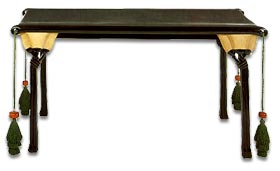 antique marks - art deco artists - eileen gray lacquer lotus table