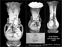 Ernst Wahliss Vase on the Antique Collectables Gallery