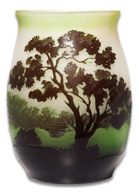 Emile Galle - french art nouveau glass artist and his superb cameo glass from antique-marks.com