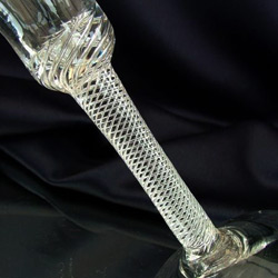 Antique Georgian Glass Spiral Stem