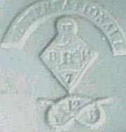 antique marks - victorian design registration mark - kite mark