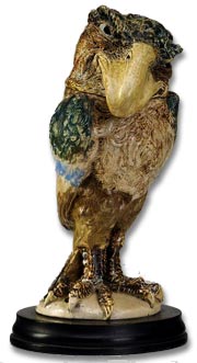 Martin Brothers Pottery Gothic Wally Bird from antique-marks.com