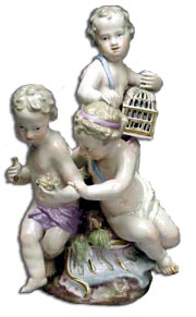Meissen Cherub Figure