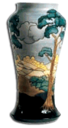 walter moorcroft - 
            after the storm vase