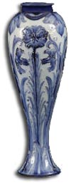 william moorcroft - 
            cornflower vase
