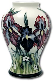 moorcroft duet vase 
              by nicola slaney