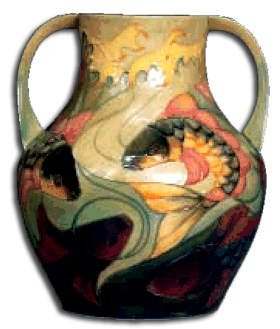 moorcroft - sally tuffin 
              vase