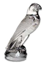 Rene Lalique Glass Falcon Car Mascot