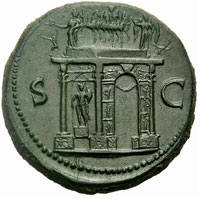 Roman Empire Sestertius Reverse