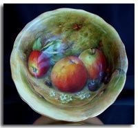 Royal Worcester Fruit Painted Porcelain Dish