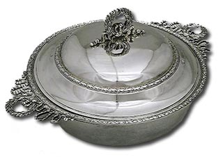 antique marks - french silver ecuelle