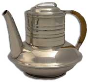antique marks - antique silver teapot by archibald knox