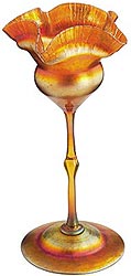 Louis Comfort 
              Tiffany floriform vase