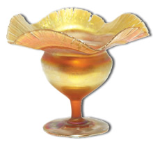 Collecting Art Nouveau Glass - 
    Tiffany floriform vase