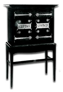 charles voysey 
              kelmscott chaucer cabinet