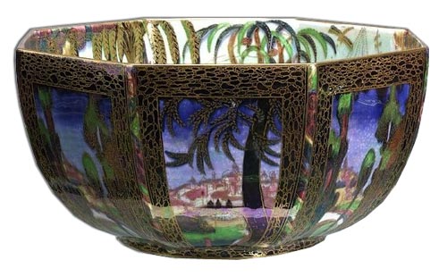 Wedgwood daisy makeig jones 
	fairyland lustre bowl