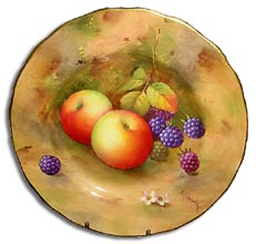 royal worcester fruit painted 
    by albert shuck