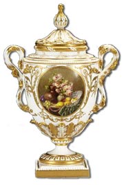 royal worcester fruit painted 
    by william hawkins