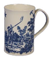 Royal Worcester Early Blue and White Mug