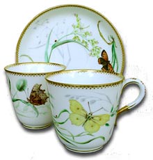 antique marks - worcester trio by powell