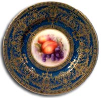 Royal Worcester Fruit painted 
    by Frank Roberts