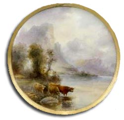 Worcester Stinton 
                  Highland Cattle Landscape