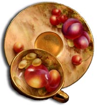 royal worcester fruit painted 
    by edward townsend