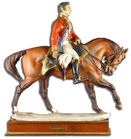 antique marks - royal worcester wellington figure by doris lindner