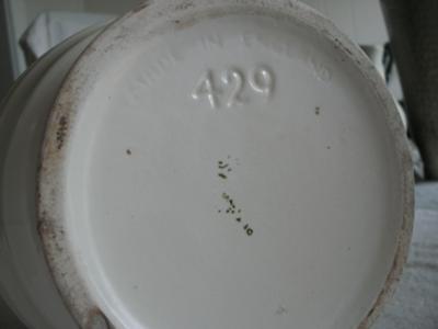 Antique White Vase Base