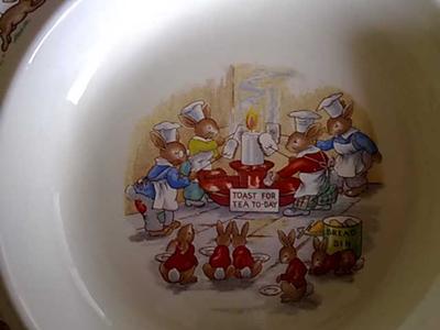 Bunnykins Bowl pic close up
