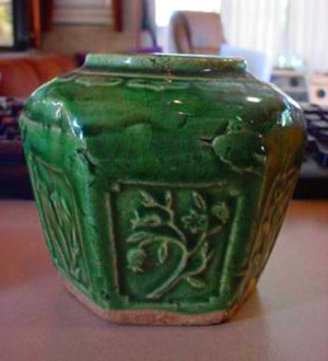 Crude Made Pottery Jar