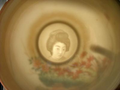 Kutani Lithophane - Example by AntiqueMarks.com