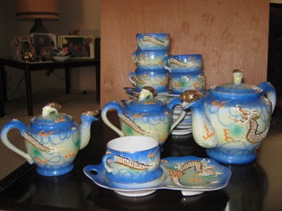 15 piece Tea Set. Kure, Japan 1946