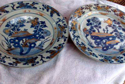 Chinese Blue & White Chargers