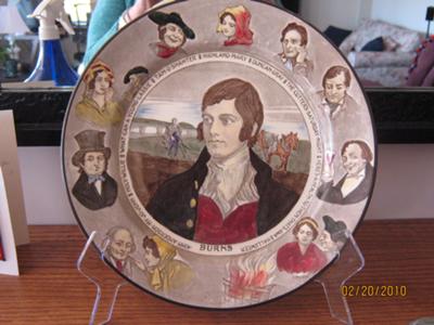 My Robert Burns Plate