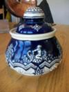 Blue and White Jar with Neptune Theme
