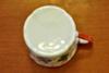 The base of the Chinese cup - you can just see the shape