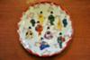 The Chinese saucer decoration