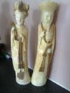 Pair Chinese/Japanese Ivory Figures